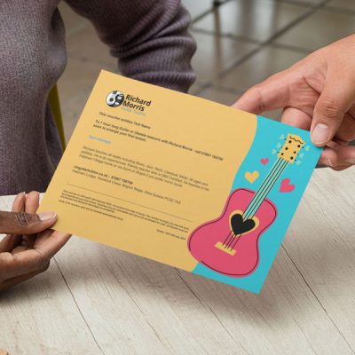 1/2 Hour Guitar Lessons Gift Voucher